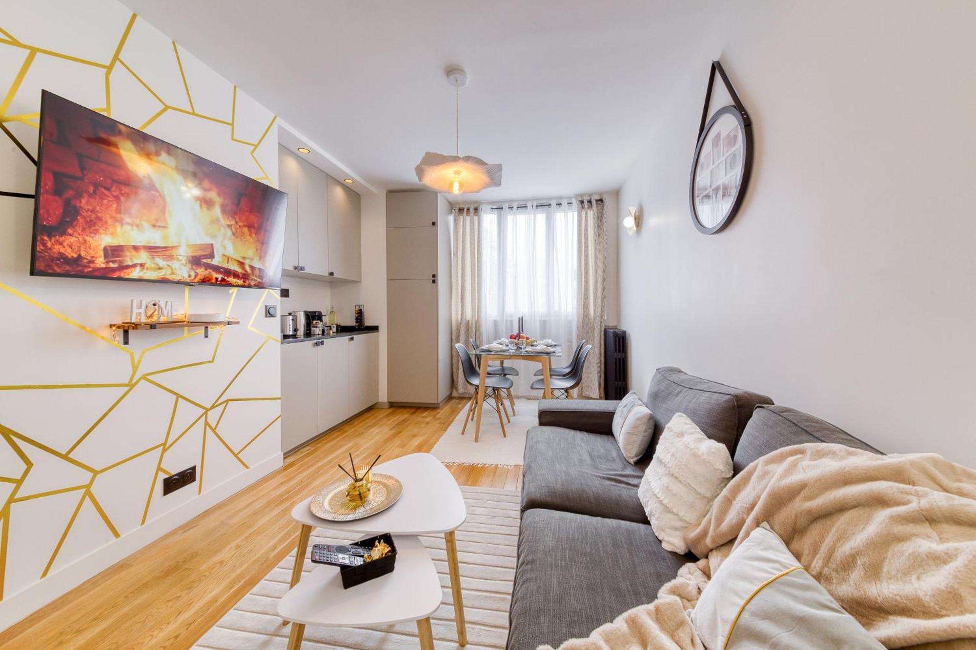 L'Audace T2 Refait A Neuf A Vanves Luaran gambar